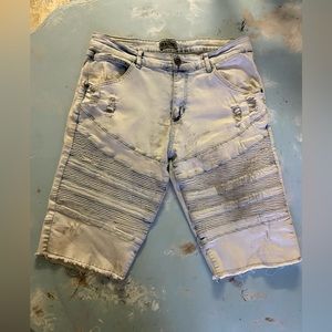 Grayish/white Shorts. Black Brand. Size 36